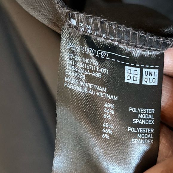 Uniqlo | NWT Soft Minimalistic Modern Open Blazer Jacket - S/M, Gray - Picture 7 of 7